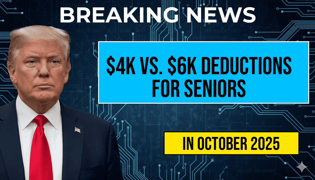Comparing $4,000 and $6,000 Deductions: Which Seniors Benefit More?