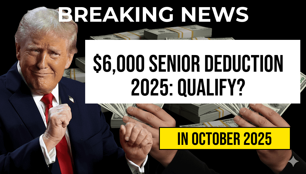 Six Thousand Dollar New Deduction for Seniors in 2025: Will You Qualify?